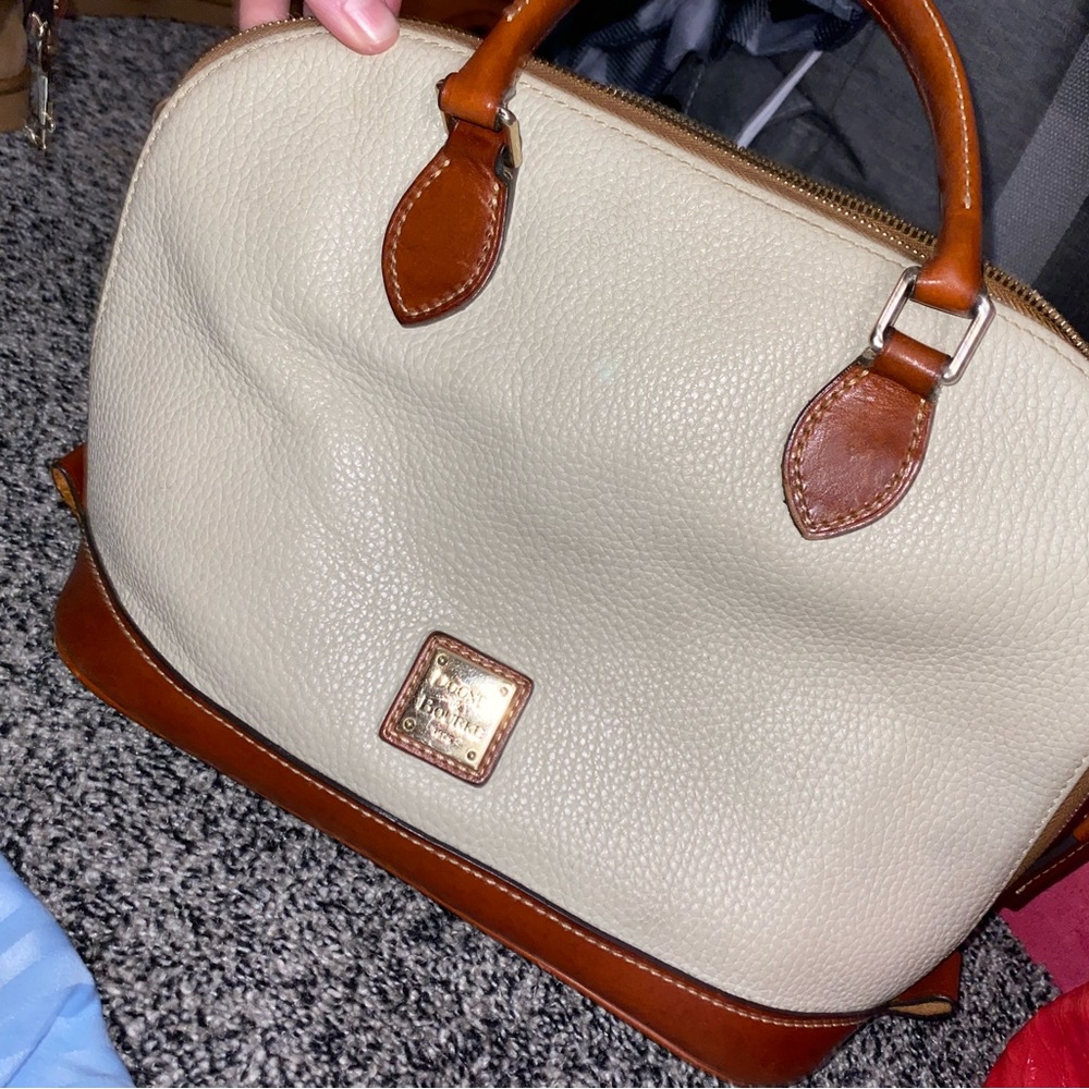 Cream and brown Rooney and bourke purse!
